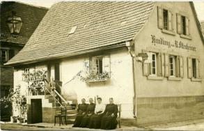 Spezereihandlung Rudolph Ottenheimer in der Hauptstrae (Foto vor 1904)