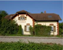 Das Stebbacher Bahnhfle - ein Kuriosum am Rande, erbaut 1899